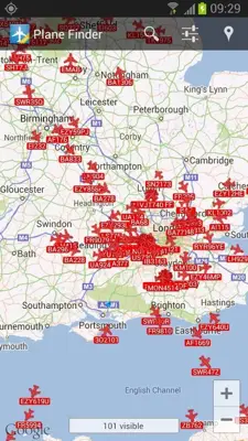 Plane Finder Free android App screenshot 0