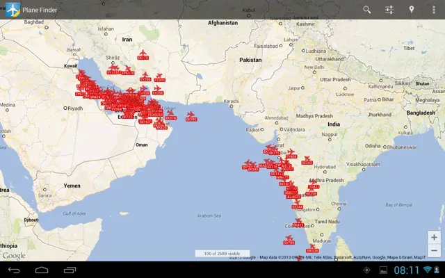 Plane Finder Free android App screenshot 11