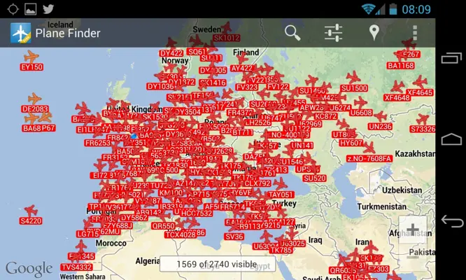 Plane Finder Free android App screenshot 4