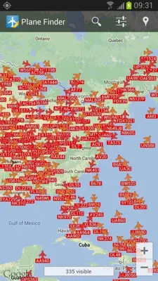 Plane Finder Free android App screenshot 5