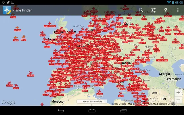 Plane Finder Free android App screenshot 6